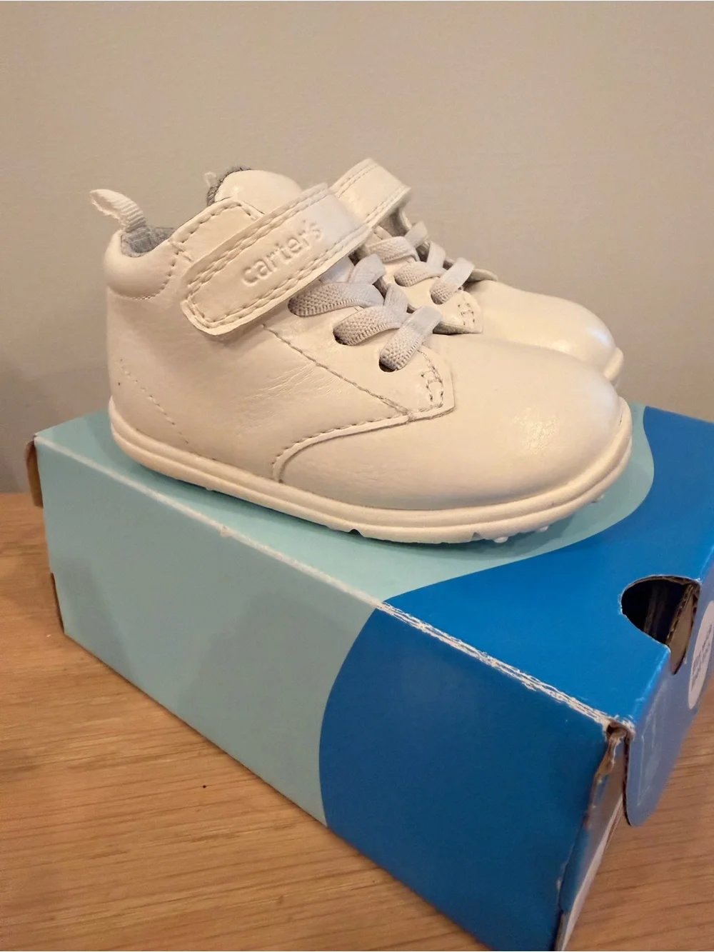Stride Rite White Toddler Walker Shoe